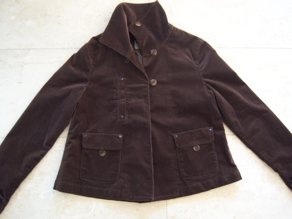 AnotherWoman: z.g.a.n. ribfluwelen jasje maat 38, Maat 38/40 (M), Bruin, Verzenden, AnotherWoman