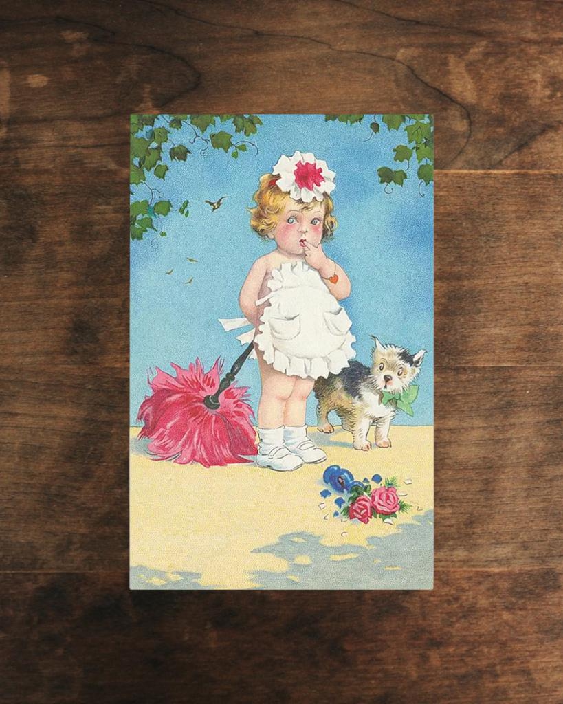 Ludom Edition ansichtkaart, Ophalen of Verzenden, 1980 tot heden, Ongelopen, Kinderen