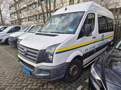 Volkswagen Crafter 2015 Wit ROLSTOELBUS, Auto's, Bestelauto's, Particulier, Aangepast voor mindervaliden, Boordcomputer, Climate control