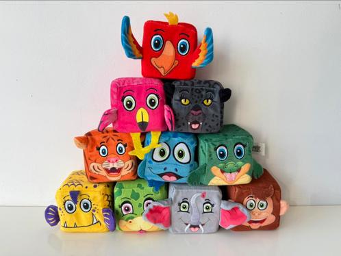 Knuffel Jungle Mini's / Junglemini's set 10x / Lidl 2021, Kinderen en Baby's, Speelgoed | Knuffels en Pluche, Zo goed als nieuw