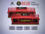 Corsair 16GB 2x8GB DDR3 1600MHz PC3-12800U, Ophalen, 1600 Mhz, DDR3, Zo goed als nieuw