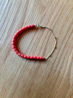 Bloedkoraal 14 karaats gouden armbandje goud, Sieraden, Tassen en Uiterlijk, Armbanden, Ophalen of Verzenden, Zo goed als nieuw