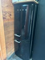 Smeg Koel/Vriescombinatie - zwart, Witgoed en Apparatuur, Ophalen, Gebruikt, 200 liter of meer, 60 cm of meer