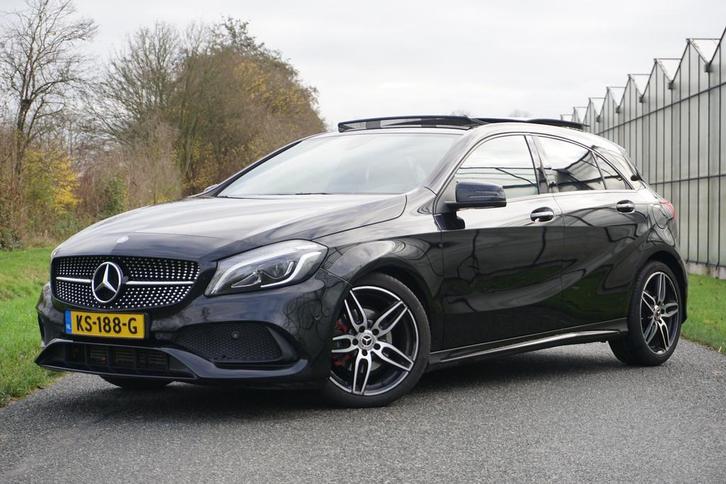 Mercedes A-Klasse 180 AMG Night Ed. + / Panodak / Automaat /, Auto's, Mercedes-Benz, Particulier, A-Klasse, ABS, Airbags, Airconditioning