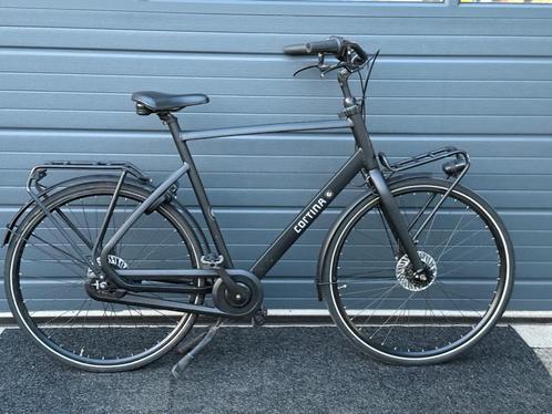 Cortina common heren 65cm mat zwart 7vers, Fietsen en Brommers, Fietsen | Heren | Herenfietsen, Gebruikt, Overige merken, 61 tot 65 cm