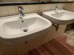 2 sphinx wasbakken met rvs grohe mengkraan, Huis en Inrichting, Badkamer | Badkamermeubels, Ophalen, Minder dan 50 cm, Overige typen