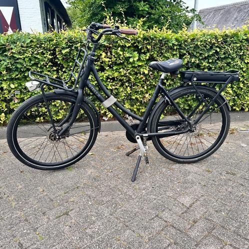Gebruikte E-bike + nieuwe accu in topconditie!, Fietsen en Brommers, Fietsen | Dames | Damesfietsen, Gebruikt, Overige merken