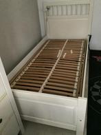 Hemnes wit 1 persoons bed ikea met elektrische lattenbodem, Huis en Inrichting, Slaapkamer | Bedden, Ophalen, Verstelbaar, 90 cm