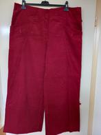 Donkerrode ART lange rib broek, maat 48-50, 16 - xxxl, rits, Art, Nieuw, Ophalen of Verzenden, Broek of Spijkerbroek
