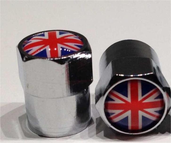 Union Jack Engelse vlag ventieldoppen #1, Motoren, Tuning en Styling, Verzenden