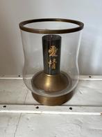 Windlicht antiek . Glas en messing, Antiek en Kunst, Ophalen