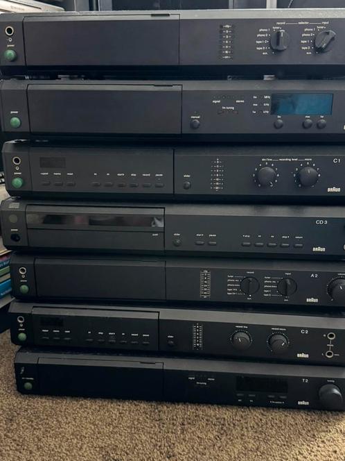 Braun Atelier by Dieter Rams, Audio, Tv en Foto, Stereo-sets, Gebruikt, Cassettedeck, Tuner of Radio, Speakers, Overige merken