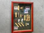 Vintage Golf Memorabilia Shadow Box Woonaccessoires Antiek G, Ophalen of Verzenden