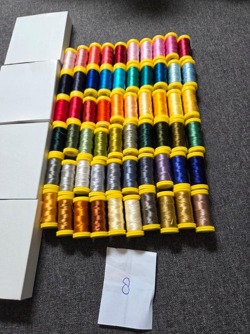 ZOLDEROPRUIMING klosjes machine borduurgaren coats alcazar, Hobby en Vrije tijd, Borduren en Borduurmachines, Nieuw, Borduurgaren of Zijde