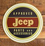 JEEP parts    -  retro reclamebord kunststof, Ophalen of Verzenden, Zo goed als nieuw, Auto's