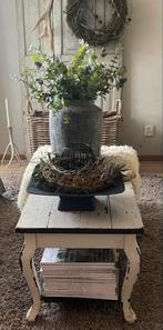 Stoere Etagère met landelijke Krans en Windlicht, Ophalen of Verzenden, Nieuw