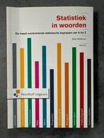 Statistiek in woorden A tot Z, Ophalen of Verzenden, Gamma, Zo goed als nieuw, HBO