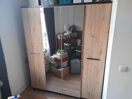 Kledingkast, Huis en Inrichting, Kasten | Kledingkasten, Gebruikt, 200 cm of meer, 150 tot 200 cm, 50 tot 75 cm, Met lade(s), Met deur(en)