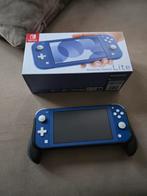 Nintendo Switch Lite Blauw + Beschermhoes, Ophalen of Verzenden, Overige kleuren, Zo goed als nieuw, Met beschermhoes of tas