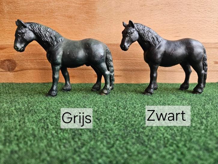 Schleich 13242 Friese hengst uit 1999, Verzamelen, Dierenverzamelingen, Gebruikt, Beeldje of Figuurtje, Paard, Ophalen of Verzenden