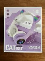 Cat Ear Headset - Katten Koptelefoon - Wireless - Paars, Overige merken, Op oor (supra aural), Bluetooth, Zo goed als nieuw