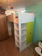 Mooie hoogslaper met bureau, Ophalen of Verzenden, Zo goed als nieuw, Hoogslaper