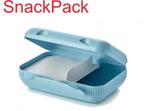 Snackpack Tupperware, Ophalen, Nieuw, Blauw, Bus of Trommel