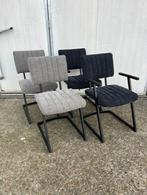 stoelen Mats en Turijn 4 stuks merk MS Sofa nieuw show model, Huis en Inrichting, Stoelen, Ophalen, Nieuw, Metaal, Vier