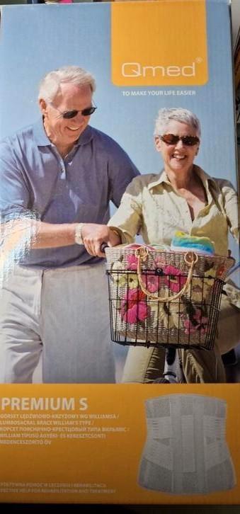 Qmed Premium S Corset/Korset grijs, Sport en Fitness, Gezondheidsproducten en Wellness, Zo goed als nieuw, Overige typen, Ophalen of Verzenden