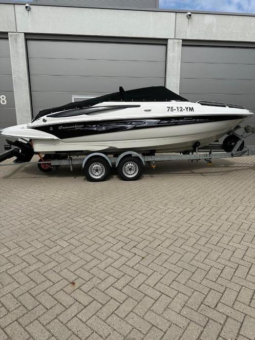 Crowline 200LS incl. trailer (zeer goed onderhouden), Watersport en Boten, Speedboten, Zo goed als nieuw, 3 tot 6 meter, Benzine