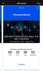 ENHYPEN 1x staanplaats 28 augustus in Ziggo Dome Amsterdam, Tickets en Kaartjes, Concerten | Pop, Eén persoon, Augustus