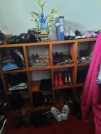 Kersenhouten vakken kast 225/115, Ophalen, Gebruikt, 100 tot 150 cm, 200 cm of meer