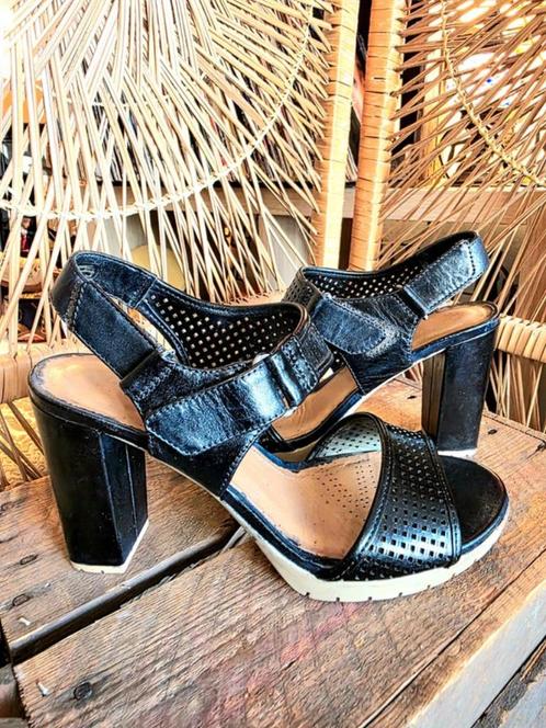 YV6184:Clarks Pastina Malory Heel Sandals Shoes Schoenen, Kleding | Dames, Schoenen, Gedragen, Sandalen of Muiltjes, Zwart, Ophalen of Verzenden