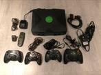 X box one met + 250 spellen, Ophalen, Gebruikt, Met 3 controllers of meer, Met games