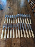 bestek 6 pers roestvrij. retro, Ophalen, Rvs of Chroom