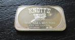 Uit inboedel: 1 OZ 999 silver art bar KNOTT'S Berry Farm & G, Verzenden, Zilver