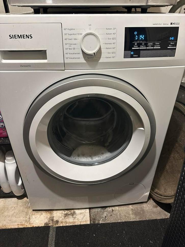 Siemens Wasmachine - Goede Staat, Witgoed en Apparatuur, Wasmachines, Gebruikt, Voorlader, 6 tot 8 kg, 85 tot 90 cm, 1200 tot 1600 toeren