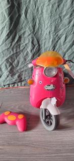 Baby born scooter met helm en bikerjasj, Ophalen of Verzenden, Zo goed als nieuw, Babypop