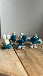 Vijf oude smurfen, Verzamelen, Smurfen, Ophalen of Verzenden, Zo goed als nieuw, Verschillende Smurfen