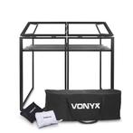 Vonyx DB3 DJ Booth met zwarte en witte Lycra doeken, Ophalen, Zo goed als nieuw, Overige merken