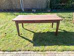 oude eiken tafel met laatjes, Huis en Inrichting, Tafels | Sidetables, Gebruikt, 75 cm of meer, Eikenhout, 200 cm of meer