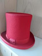 Rode hoge hoed Zware kwaliteit 20,-, Ophalen of Verzenden, Nieuw, 58 cm (L, 7¼ inch) of meer
