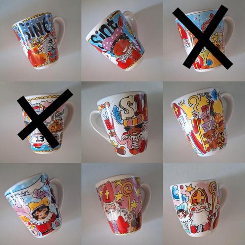 Blond Amsterdam servies sinterklaas mokken, Huis en Inrichting, Keuken | Servies, Kop(pen) en/of Schotel(s), Blond Amsterdam, Aardewerk
