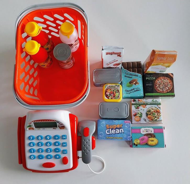 Kassa en boodschappen., Kinderen en Baby's, Speelgoed | Vtech, Zo goed als nieuw, Ophalen of Verzenden