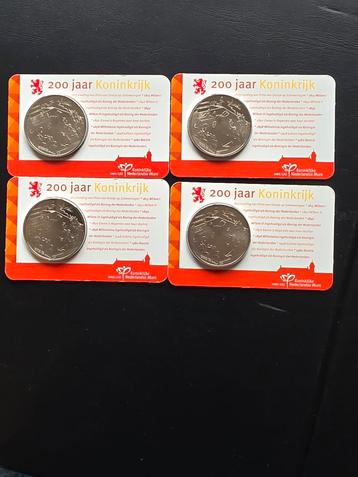 Setje 200 jaar Koninkrijk Nederland Munten beschikbaar voor biedingen