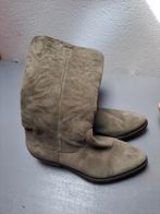 Mooie donkergroene western/cowboy laarzen maat 39, Ophalen of Verzenden, Gedragen, Groen, Hoge laarzen