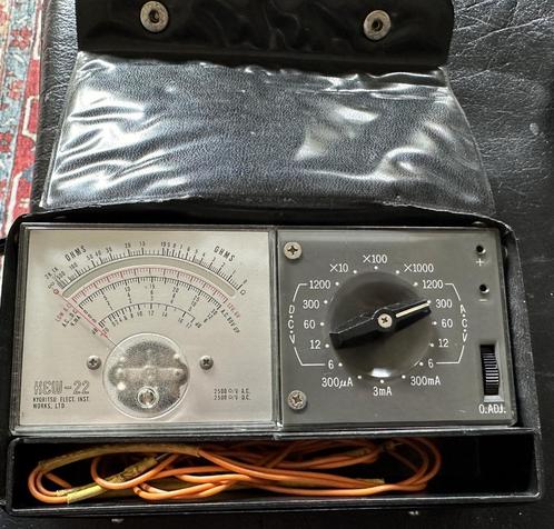 Kyoritsu kew-22 multimeter ac, dc ohm , volt en amperes vint, Doe-het-zelf en Verbouw, Meetapparatuur, Gebruikt, Multimeter, Ophalen