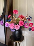 Prachtige Toetervaas met Zijden bloemen -10%💕, Ophalen of Verzenden, Nieuw