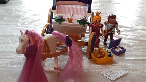 6856 koets met koningspaar, Kinderen en Baby's, Speelgoed | Playmobil, Zo goed als nieuw, Complete set, Ophalen of Verzenden