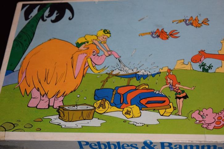 2 VINTAGE puzzels Flintstones 1972/1976 | Pebbles&Bamm-Bamm, Verzamelen, Speelgoed, Gebruikt, Ophalen of Verzenden